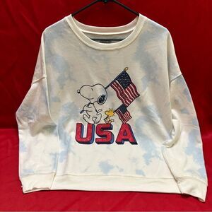 Peanuts Snoopy USA Sweater size L